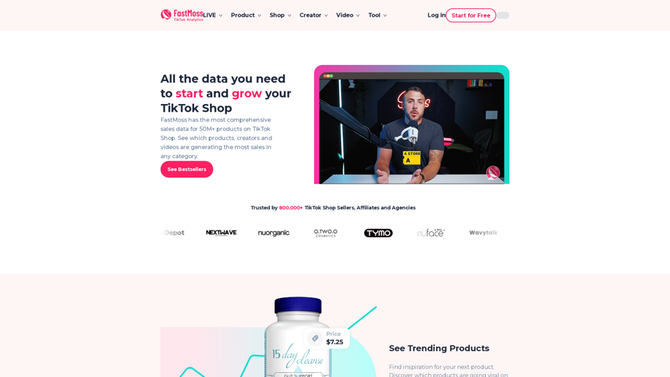 FastMoss | Top TikTok Shop Analytics Tool