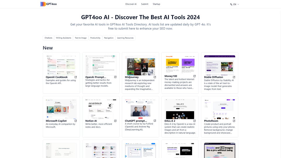 Get your best AI Tools | GPT4oo AI Directory