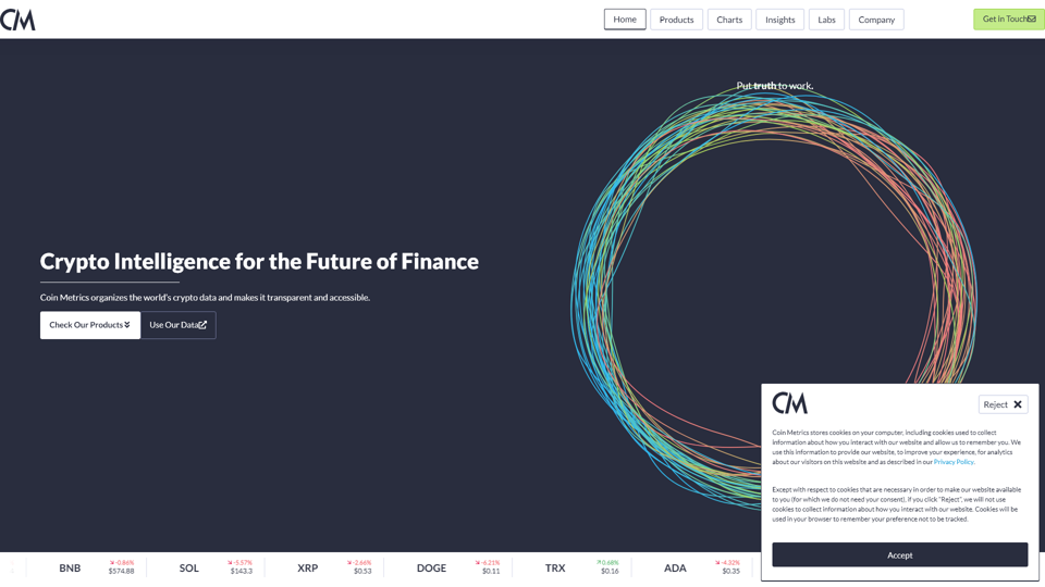 Home - Coin Metrics