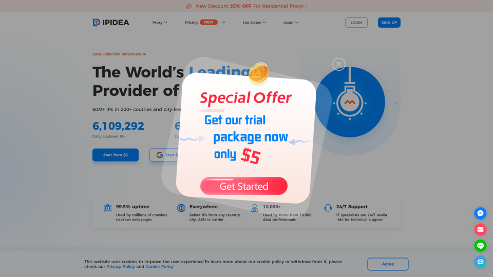 The world's best HTTP proxy service provider - IPIDEA Proxy IP