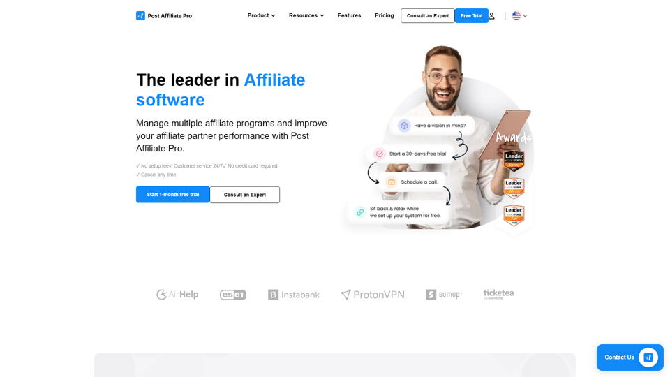 Beste Affiliate-Software-Plattform | Post Affiliate Pro