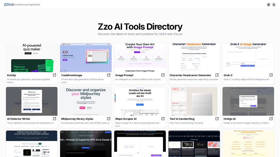 Zzo KI-Tools Verzeichnis