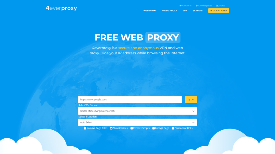 4everproxy - Бесплатный веб-прокси | Неограниченный VPN