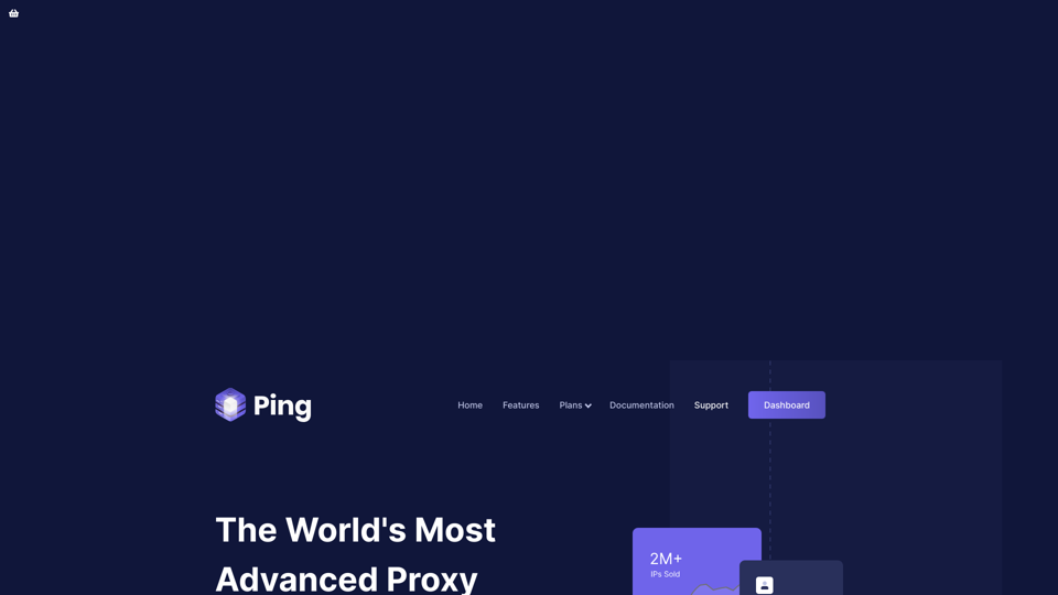 Ping Proxies: The World's Most Advanced Proxy Network.