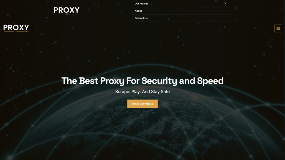 Proxies Seguros y Rápidos como un Relámpago | Proxy.com