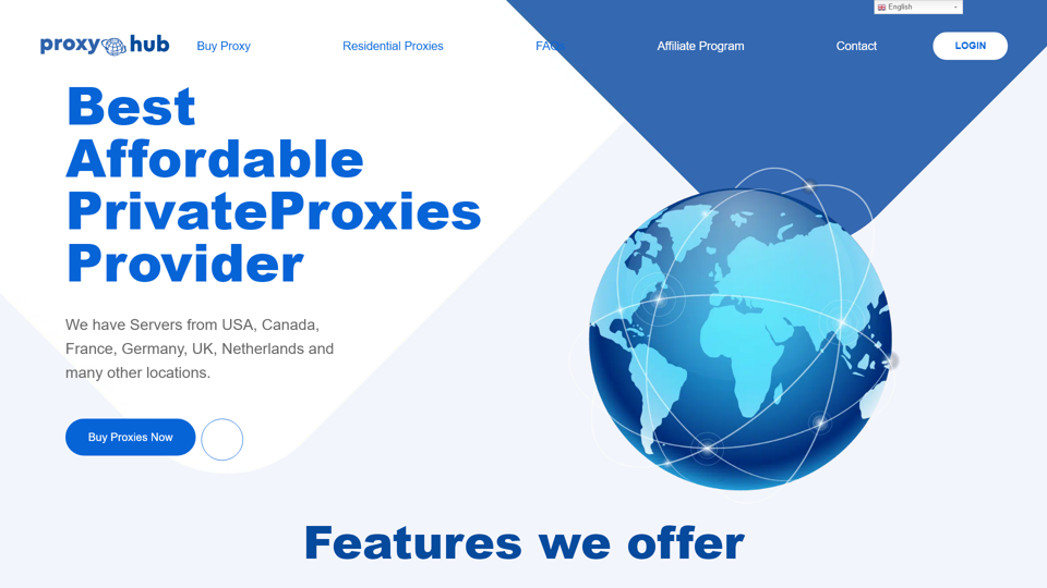 Proxy-Hub - Proporcionamos Proxies Privados de Alta Calidad a precios asequibles.