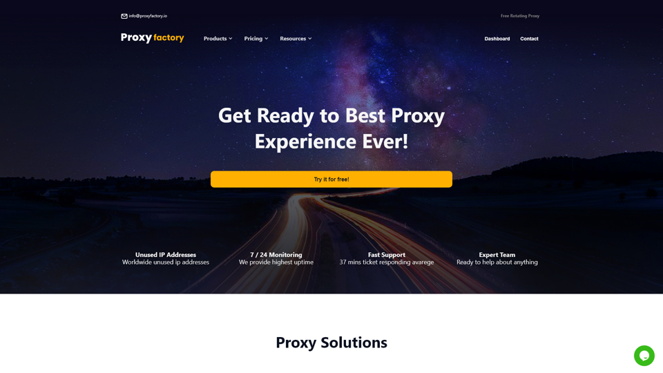 ProxyFactory |  Residential Proxy,  Mobile Proxy, Rotating Proxy