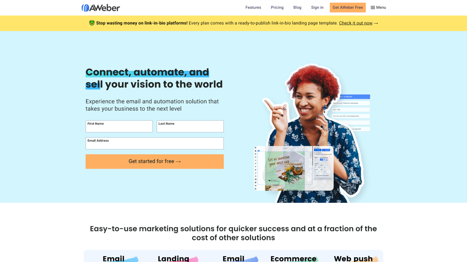 AWeber | Marketing par Email & Plus pour les Petites Entreprises