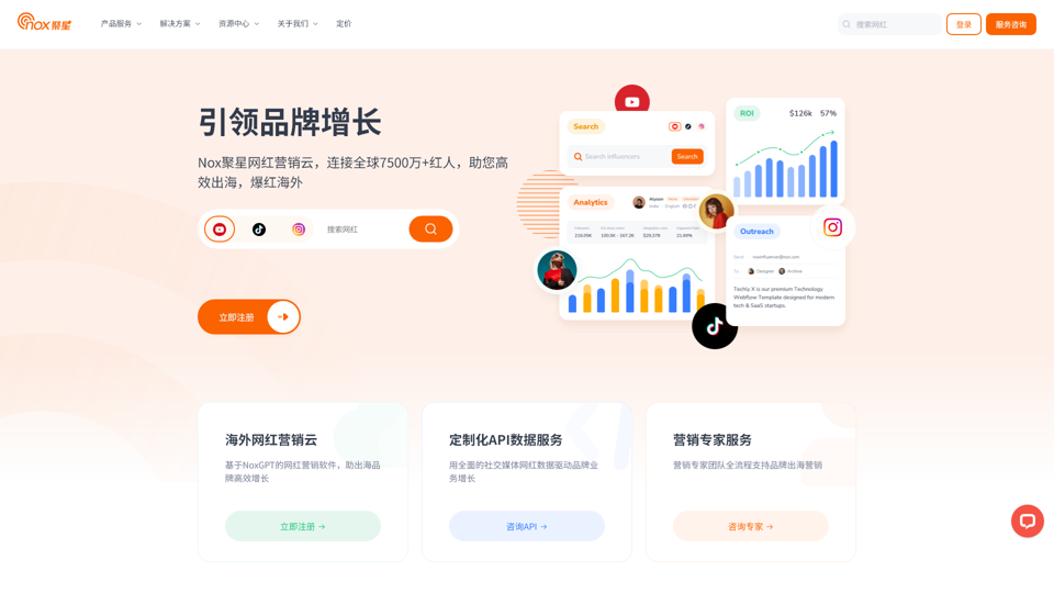 Overseas Influencer Marketing | Overseas Influencers for Sales - Nox Chuxing Overseas Influencer Marketing Cloud