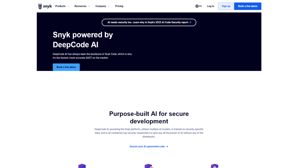 Snyk Powered by DeepCode AI | Snyk