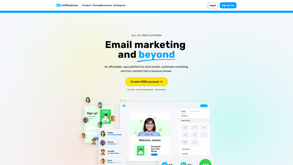 Marketing Software for Professional Email Marketing | GetResponse