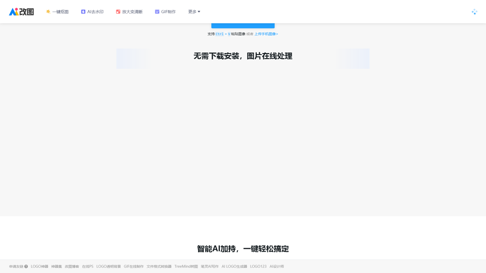 在线修改图片大小尺寸；免费抠图照片处理工具 - AI改图神器