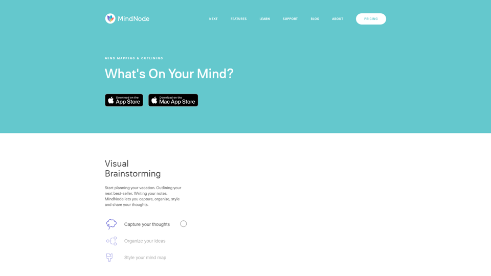 Mapa Mental & Ideias de Brainstorming - MindNode