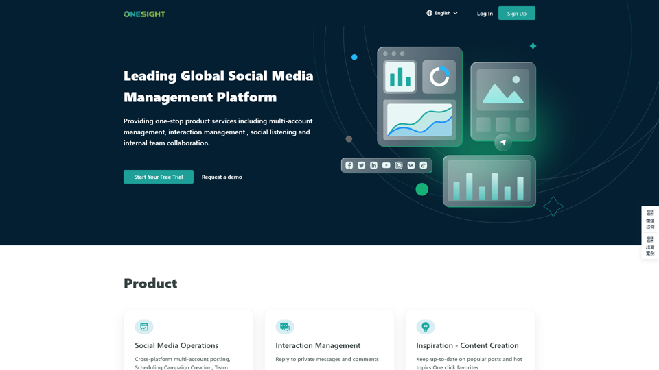 Global Social Media Data Marketing Management Platform | OneSight