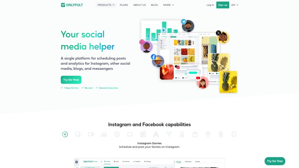 Onlypult.com – Social Media Scheduling and Publishing Tool