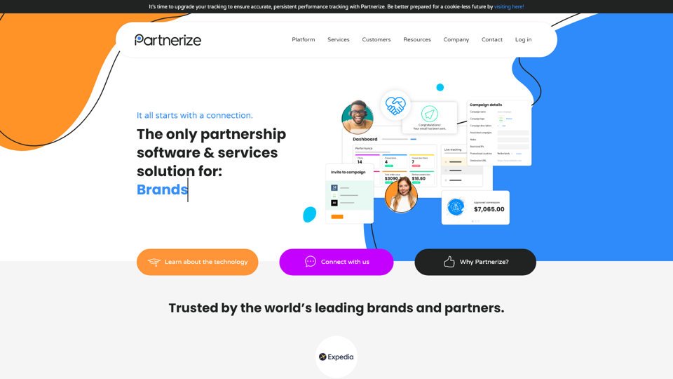 Partnerize | Программное обеспечение для партнерства и экспертные услуги