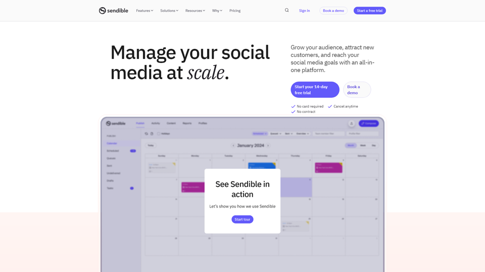 Sendible : Outil de gestion des médias sociaux pour agences et marques