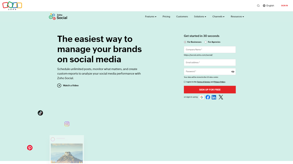 Social media management software for all businesses - Zoho Social