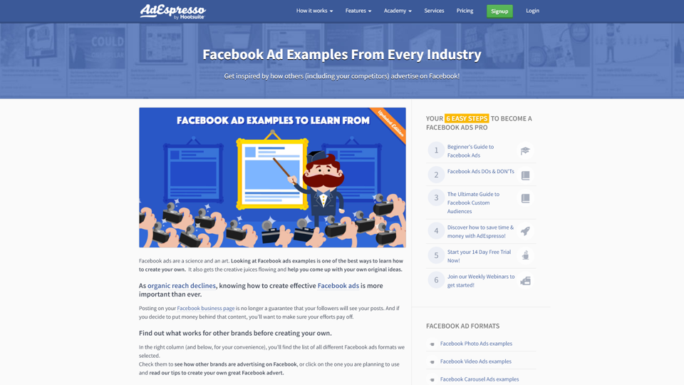 Facebook Ads Examples - A Curated Selection of Real Ads to Inspire You