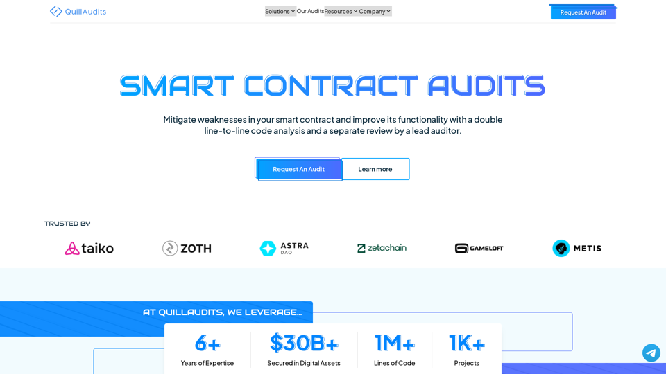 Service d'Audit de Contrats Intelligents