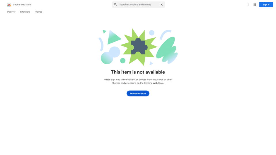 Chrome Web Store