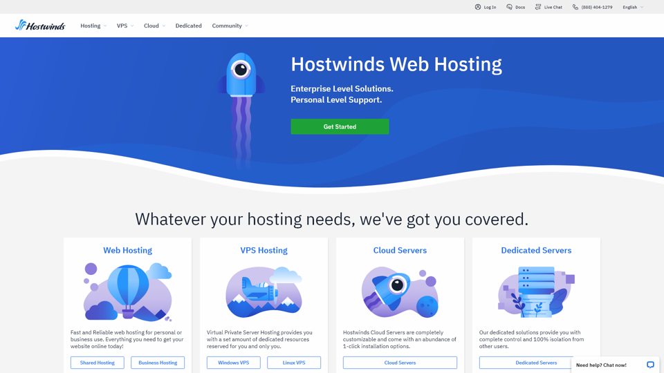 Hostwinds : Solutions d'hébergement Web centrées sur le client