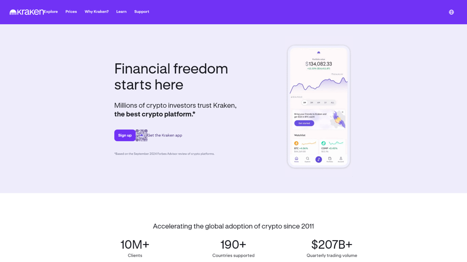 Kraken | The crypto platform for smarter investing