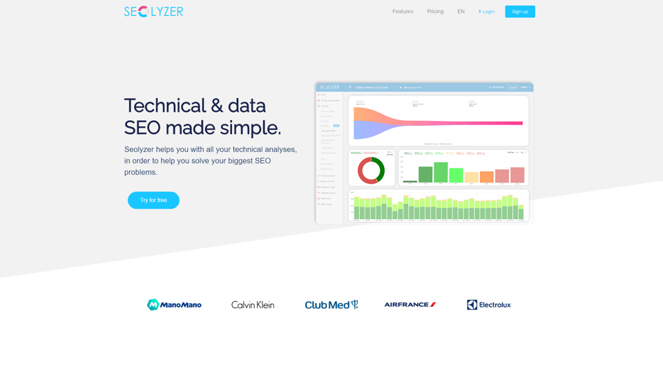 All-inclusive Technical SEO Data Platform: crawler, logs, GSC...