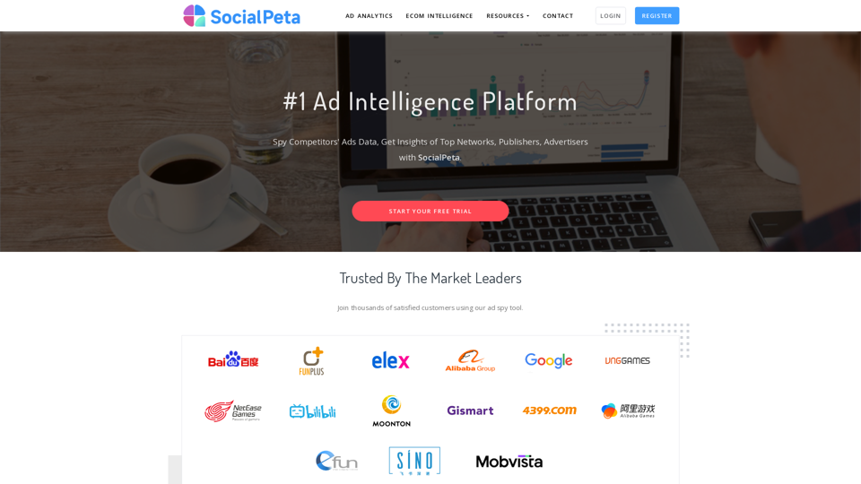 SocialPeta - Plataforma de Inteligência de Anúncios #1 | Análise Competitiva