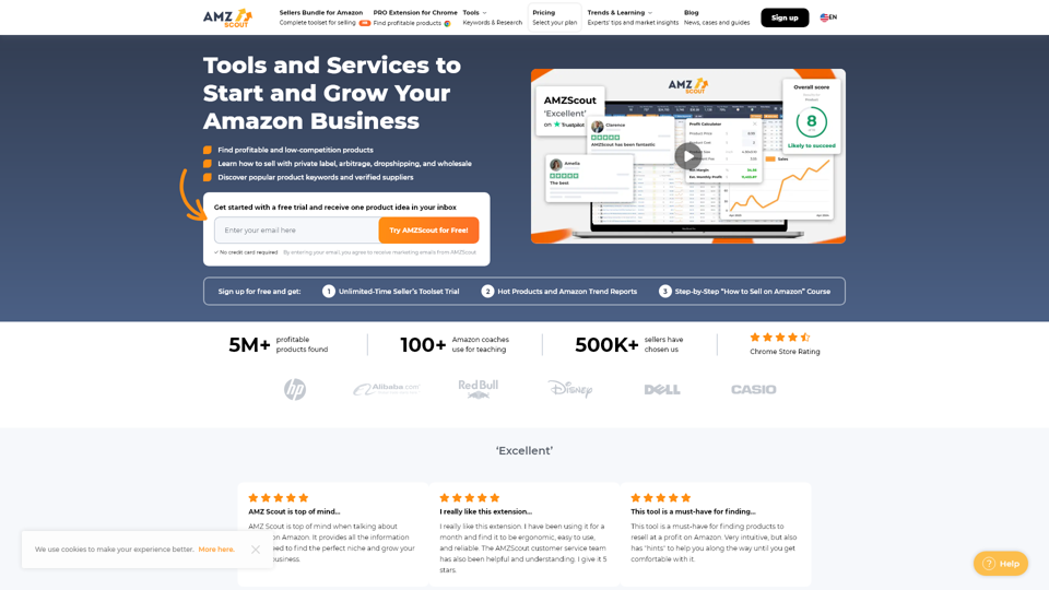 AMZScout | Amazon-Produktforschungs-Tool & FBA-Verkäufer-Software