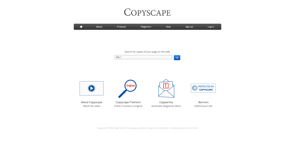 Copyscape Plagiarism Checker - Duplicate Content Detection Software