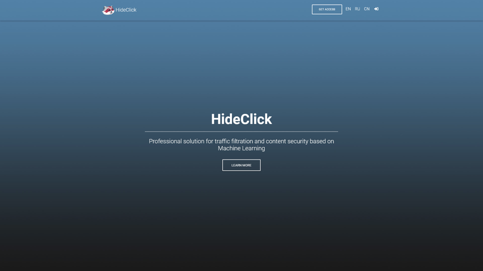 HideClick - traffic filtration and content security