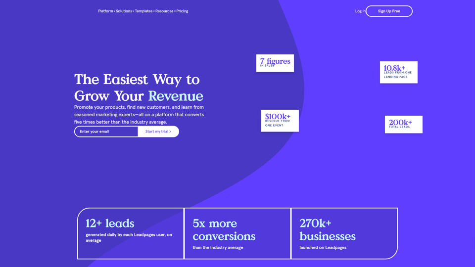 Landing Page Builder for Lead Generation