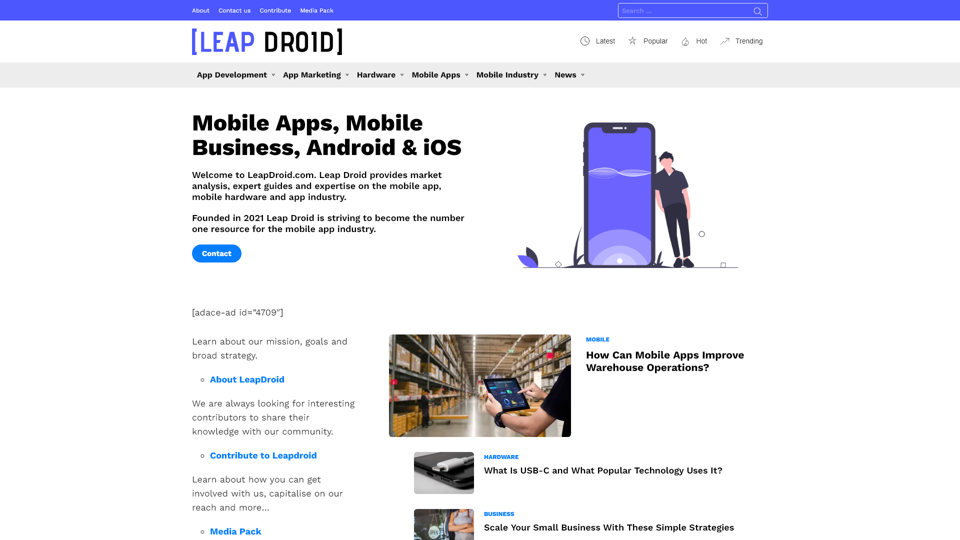 LeapDroid - Mobile Apps | Mobiles Geschäft | Android & iOS