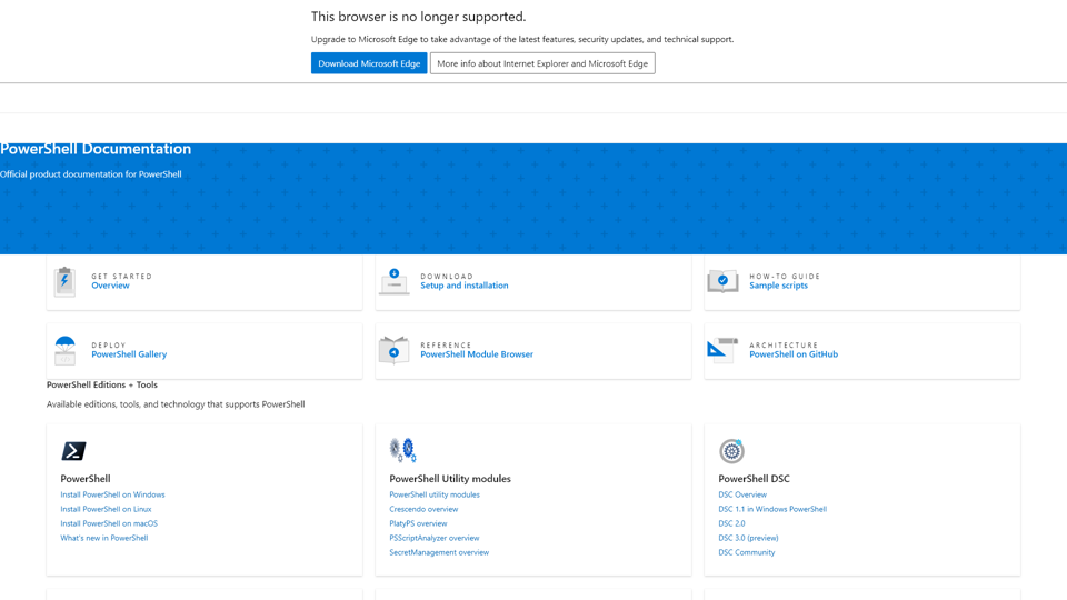 PowerShell Documentation - PowerShell | Microsoft Learn