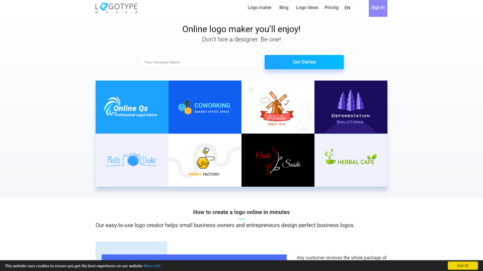 Logo Maker & Logo Generator | Make a Logo Online