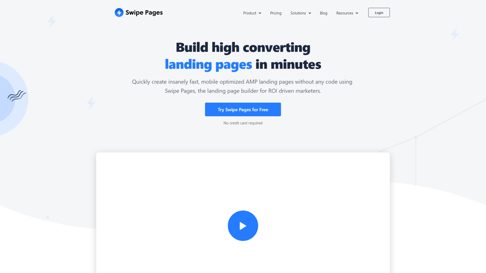 Landing Page Builder - Swipe Pages