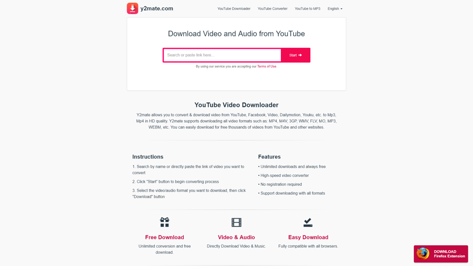 YouTube Downloader - Laden Sie YouTube-Videos in MP3, MP4, 3GP herunter.