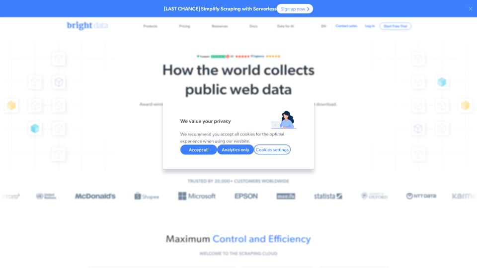 Bright Data - All in One Platform for Proxies and Web Scraping