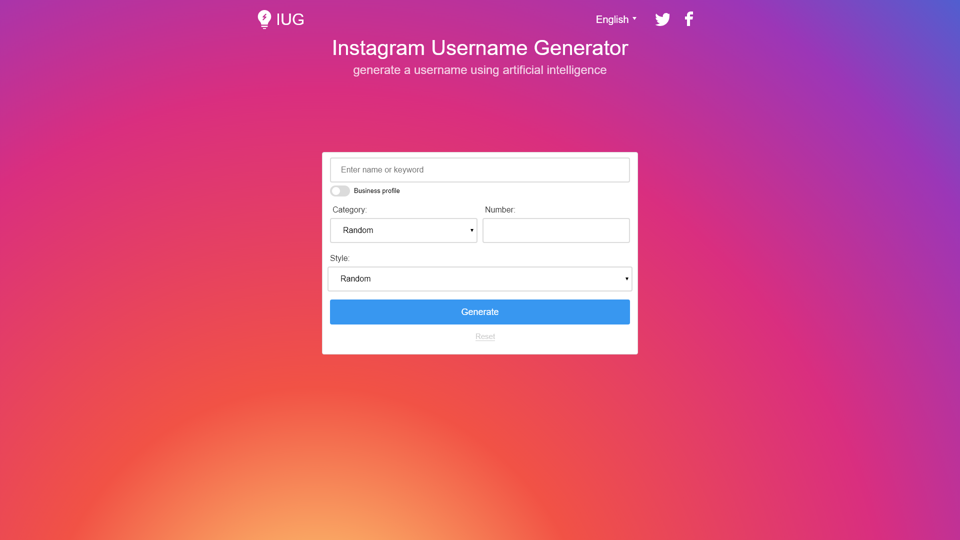 Gerador de Nome de Usuário do Instagram – Melhores Ideias para Você