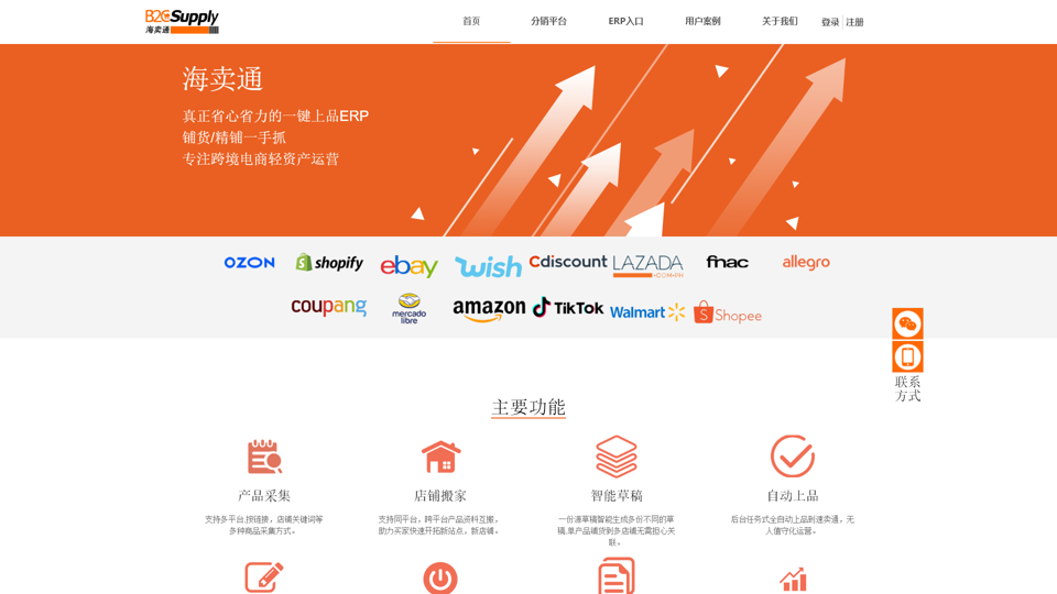 SeaBuyer - Cross-border E-commerce Supply Chain Platform ERP Distribution Integration System