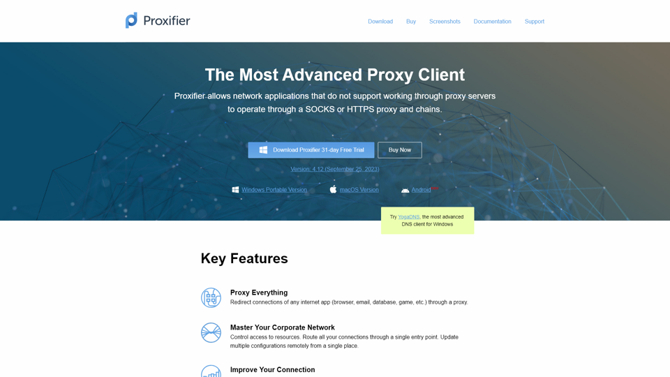 Proxifier - The Most Advanced Proxy Client