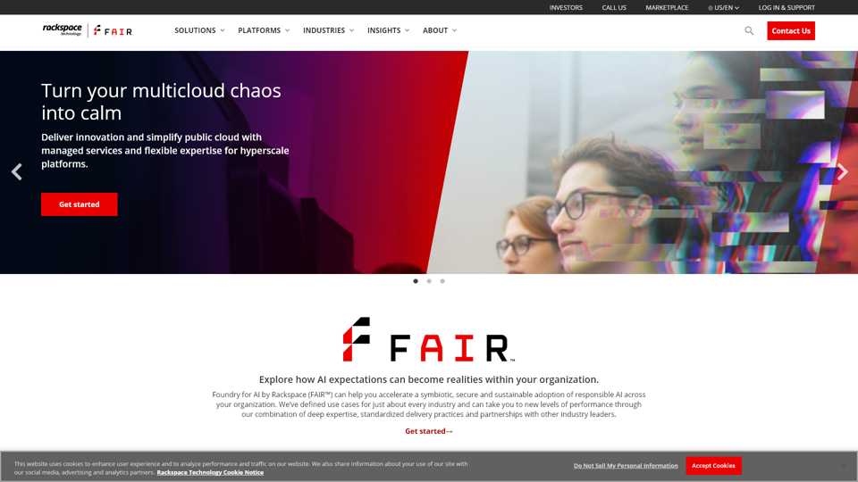 Rackspace Technology | Fournisseur de solutions multicloud