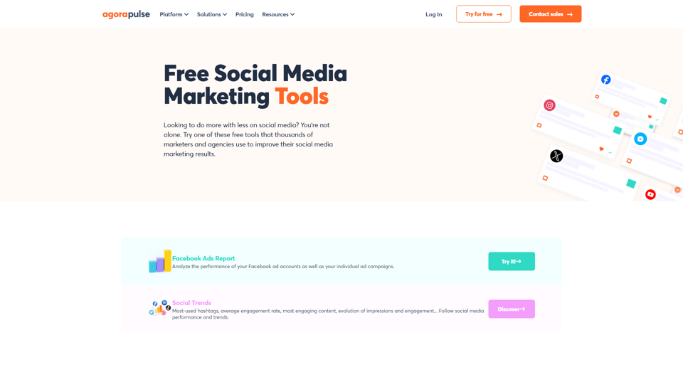 Social Media Tools That Are 100% FREE! | Agorapulse