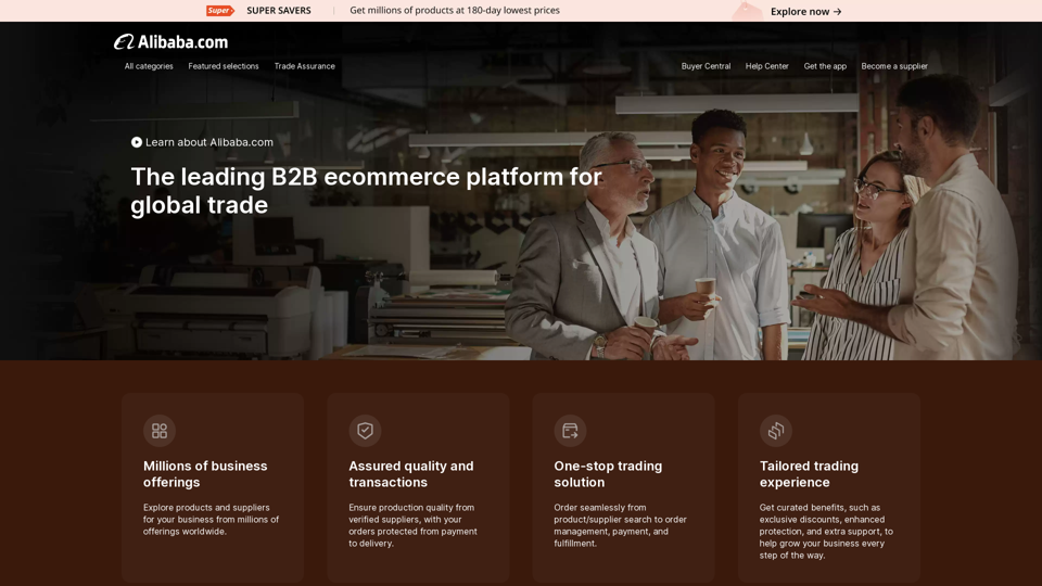 Alibaba.com: Manufacturers, Suppliers, Exporters & Importers from the world's largest online B2B marketplace