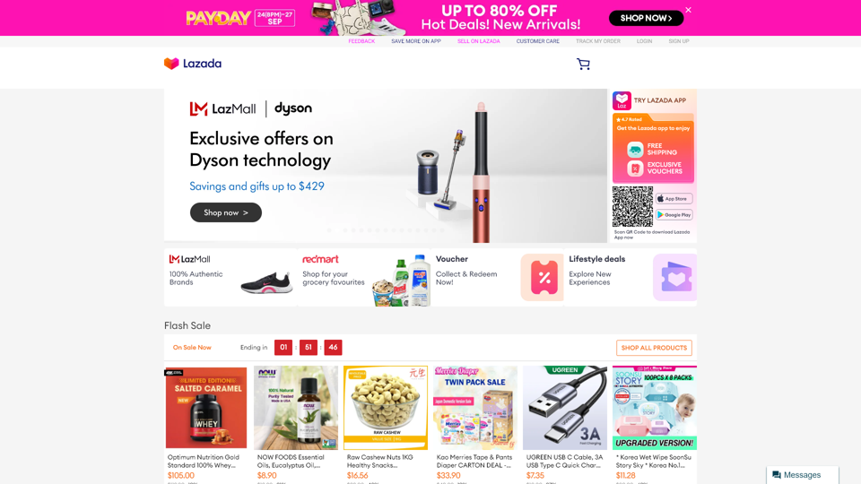 Lazada.sg : Shopping en ligne Singapour - Électronique, appareils ménagers, mobiles, tablettes et plus encore