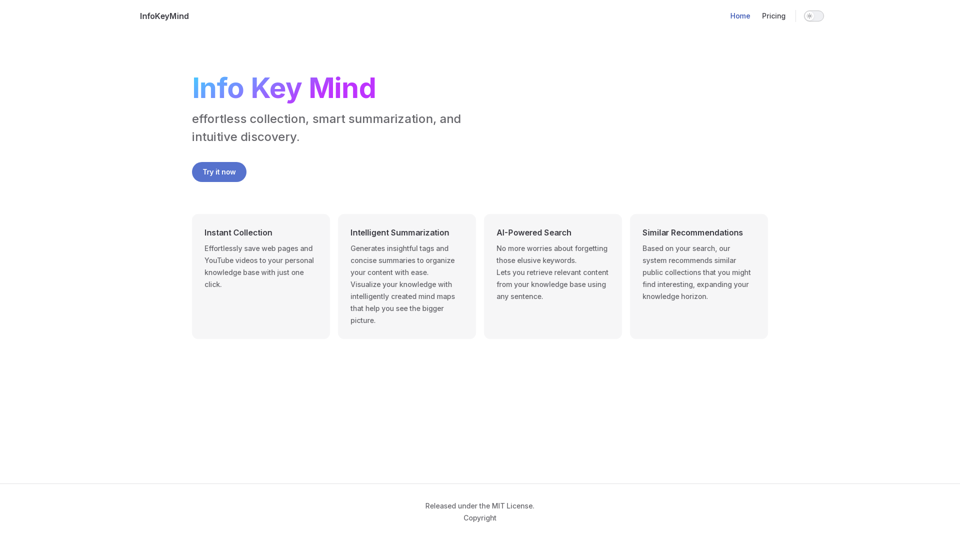 InfoKeyMind